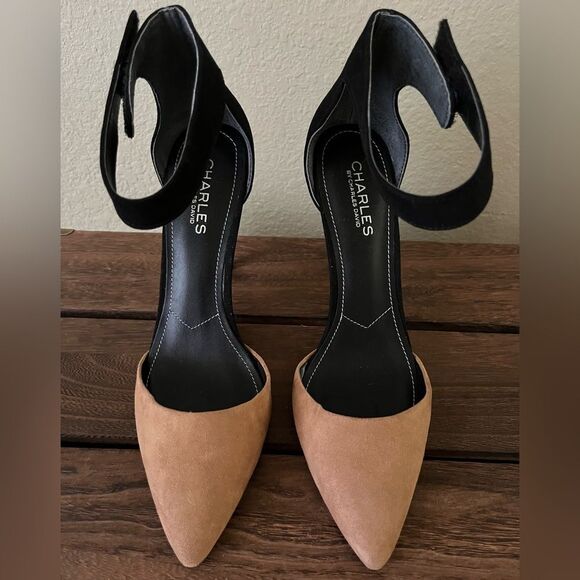 Charles by Charles David Women’s Shoes! Never Worn. Black & Taupe SZ 8 NWOB - Picture 1 of 6